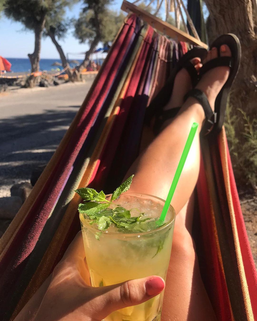 mojito on a hammock