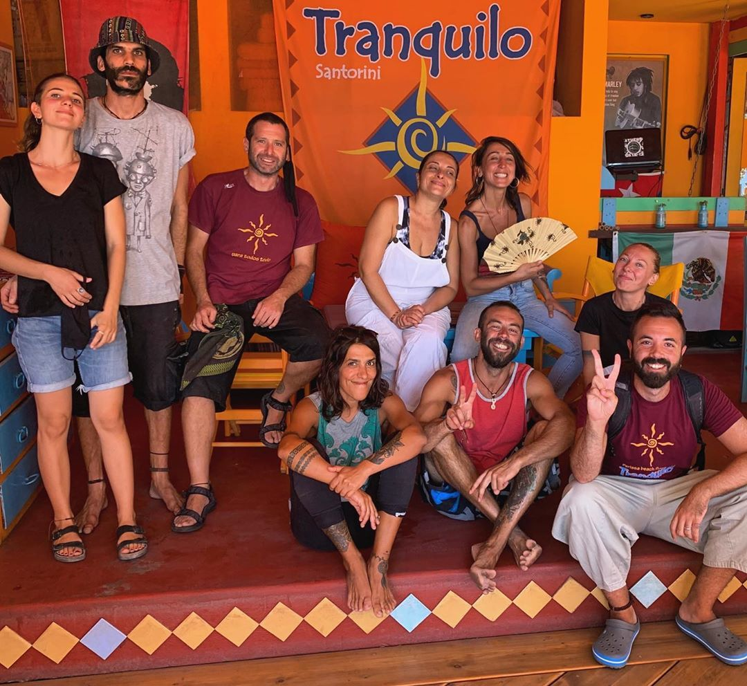 tranquilo santorini stuff bar volunteering